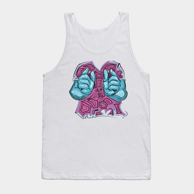 Nipple Pincher Tank Top by szartwork